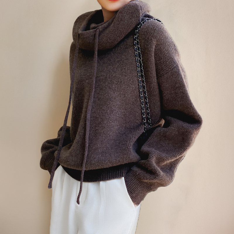 Elvire | Gezellige Hooded Pullover Stijl