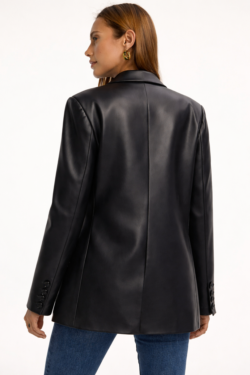 Dames Blazer Leer