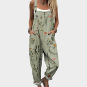 Dames Dungarees Bloemenprint