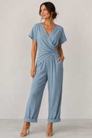 Dames Jumpsuit Korte Mouw