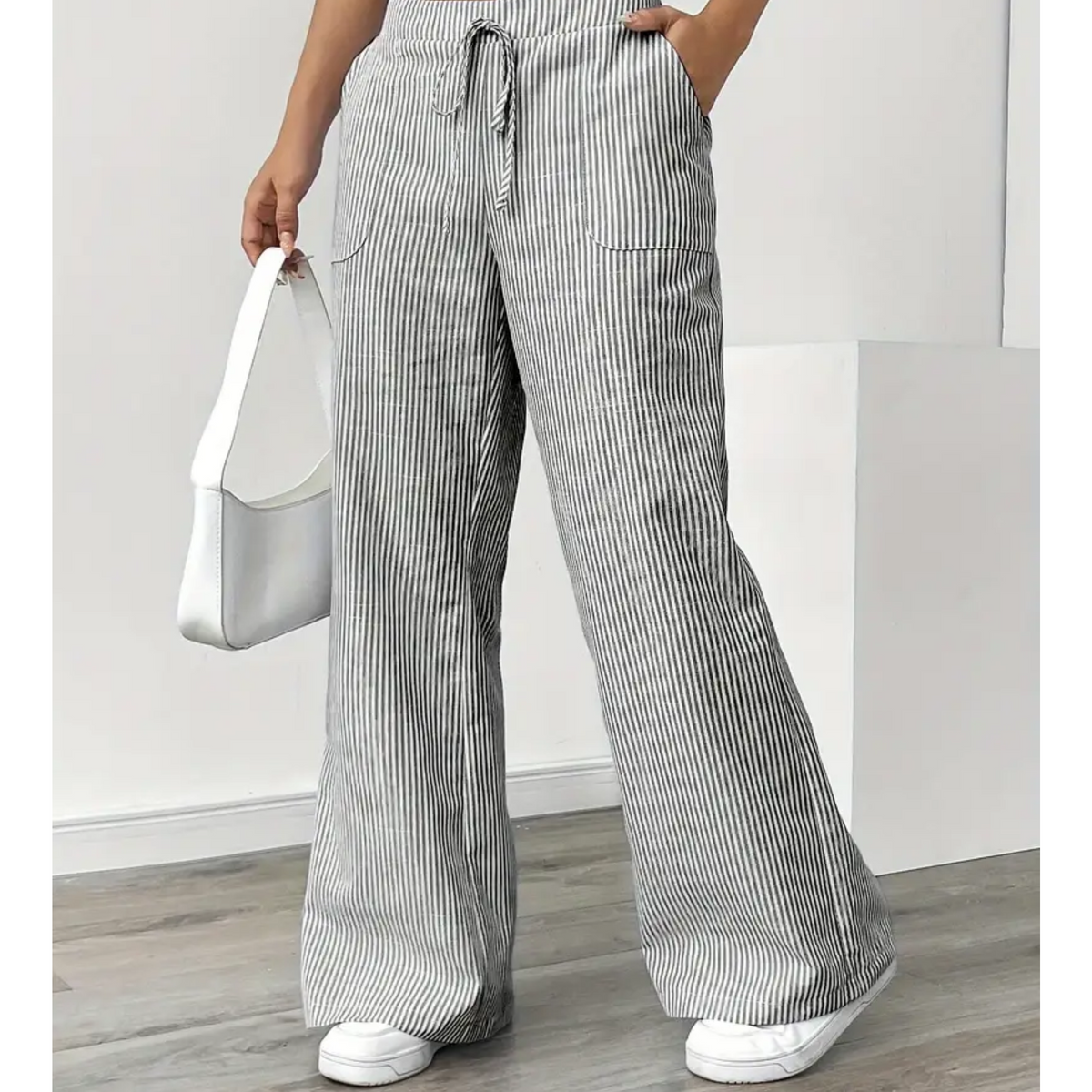 Dames Linnen Brede Broek