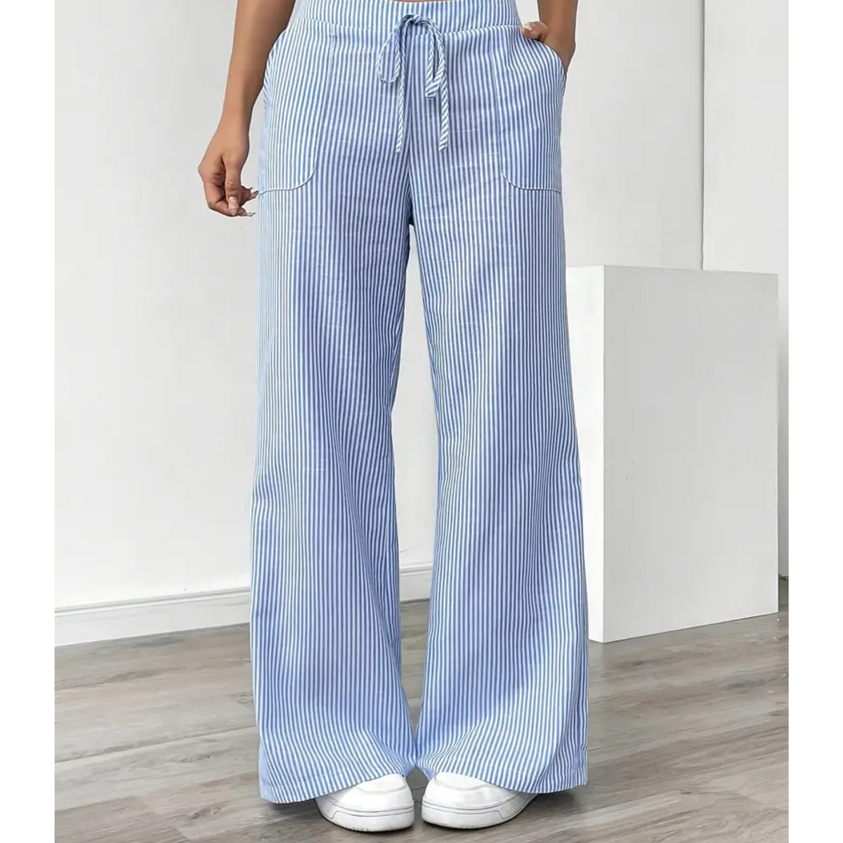 Dames Linnen Brede Broek