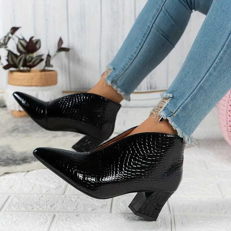 Hadley – Elegante Stiletto Enkellaarzen Dames