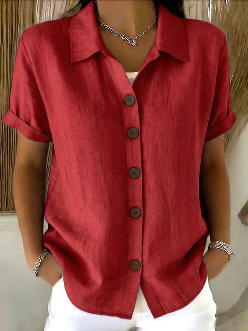 Edna | Blouse met knoopsluiting