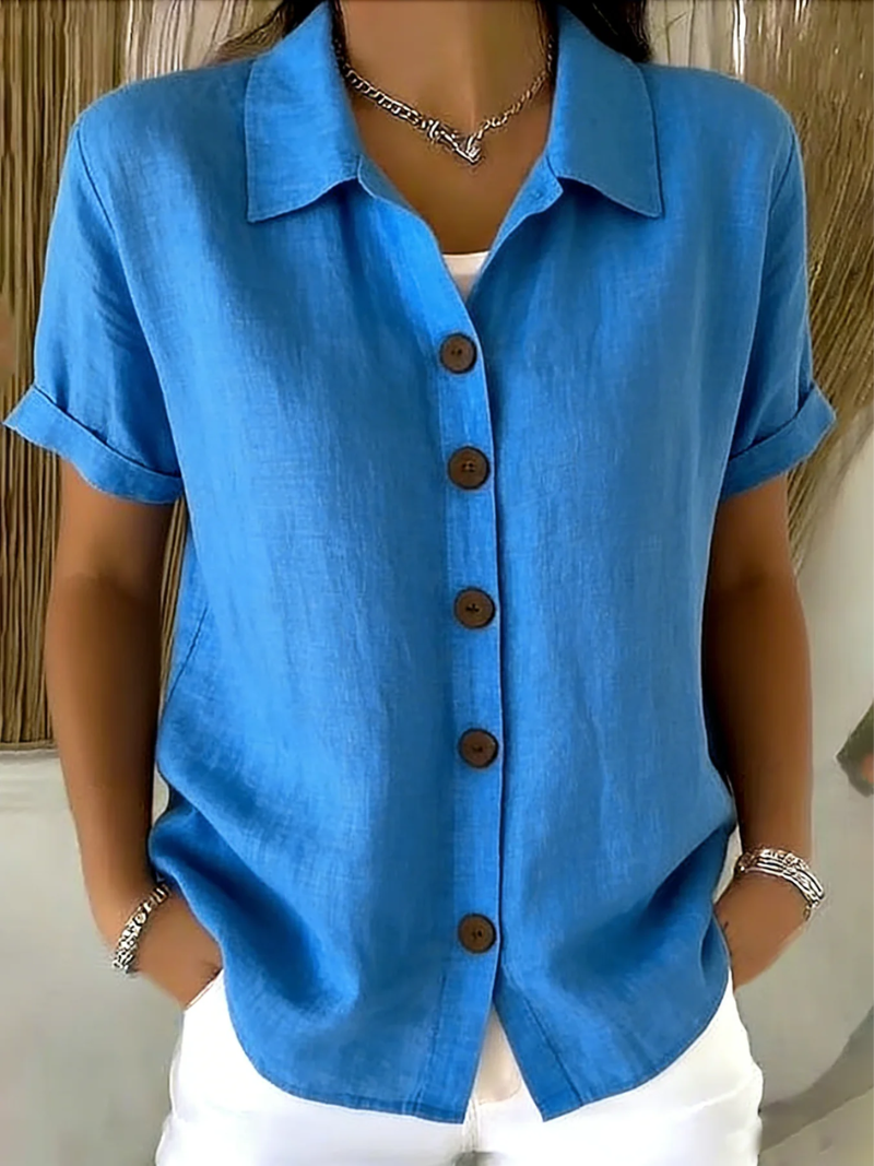Edna | Blouse met knoopsluiting