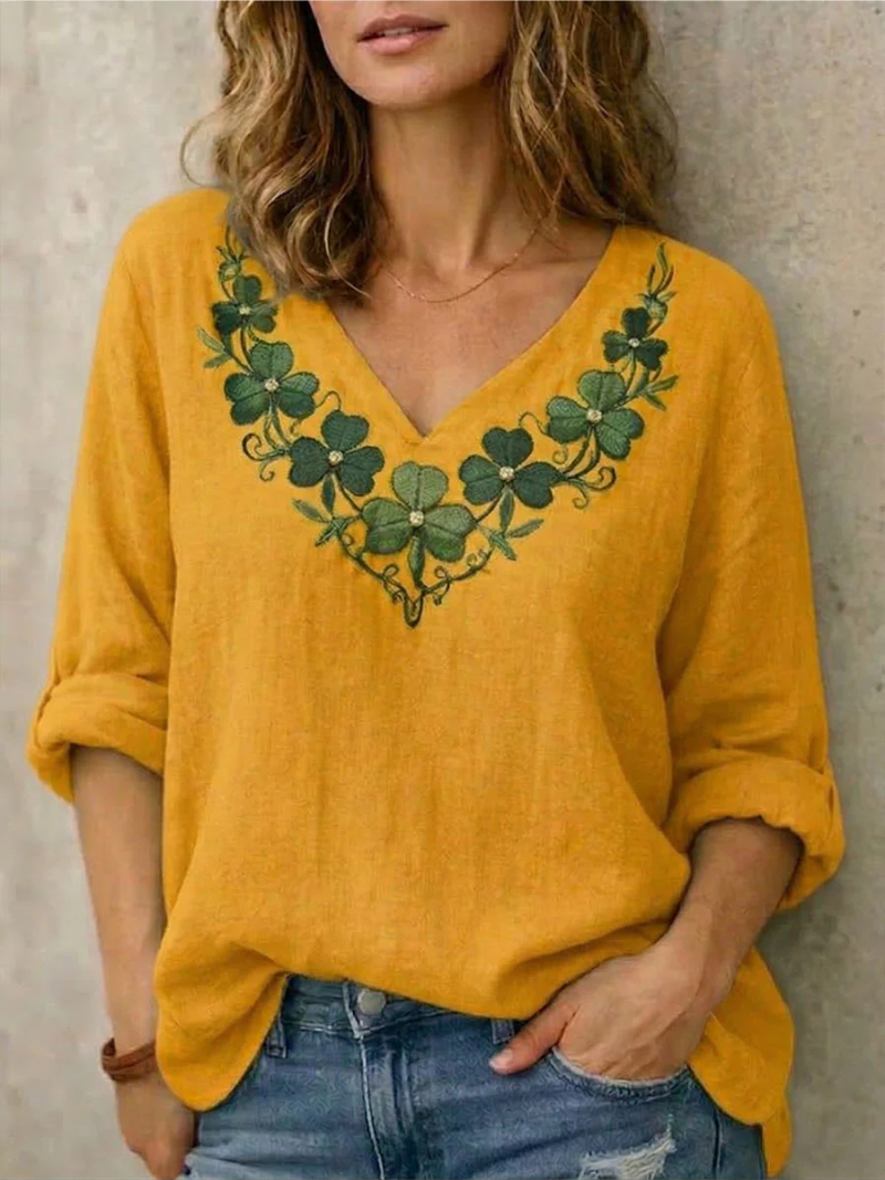 Santi | Blouse met V-hals