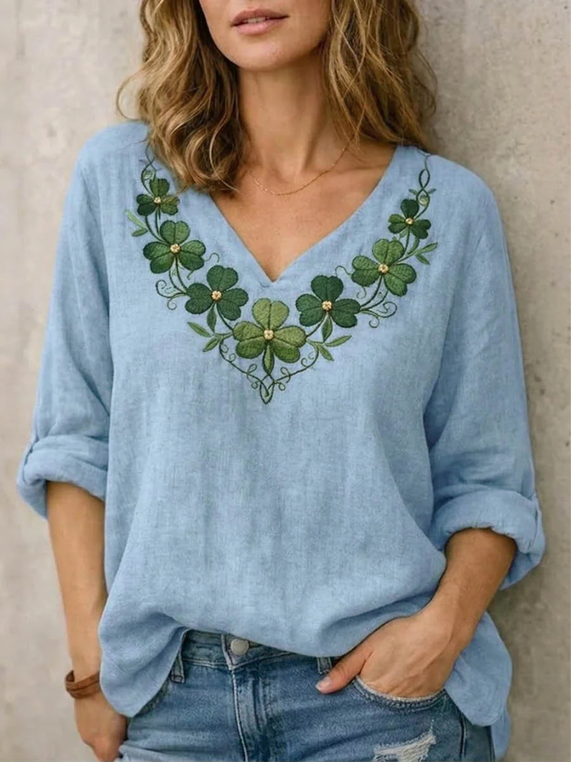 Santi | Blouse met V-hals