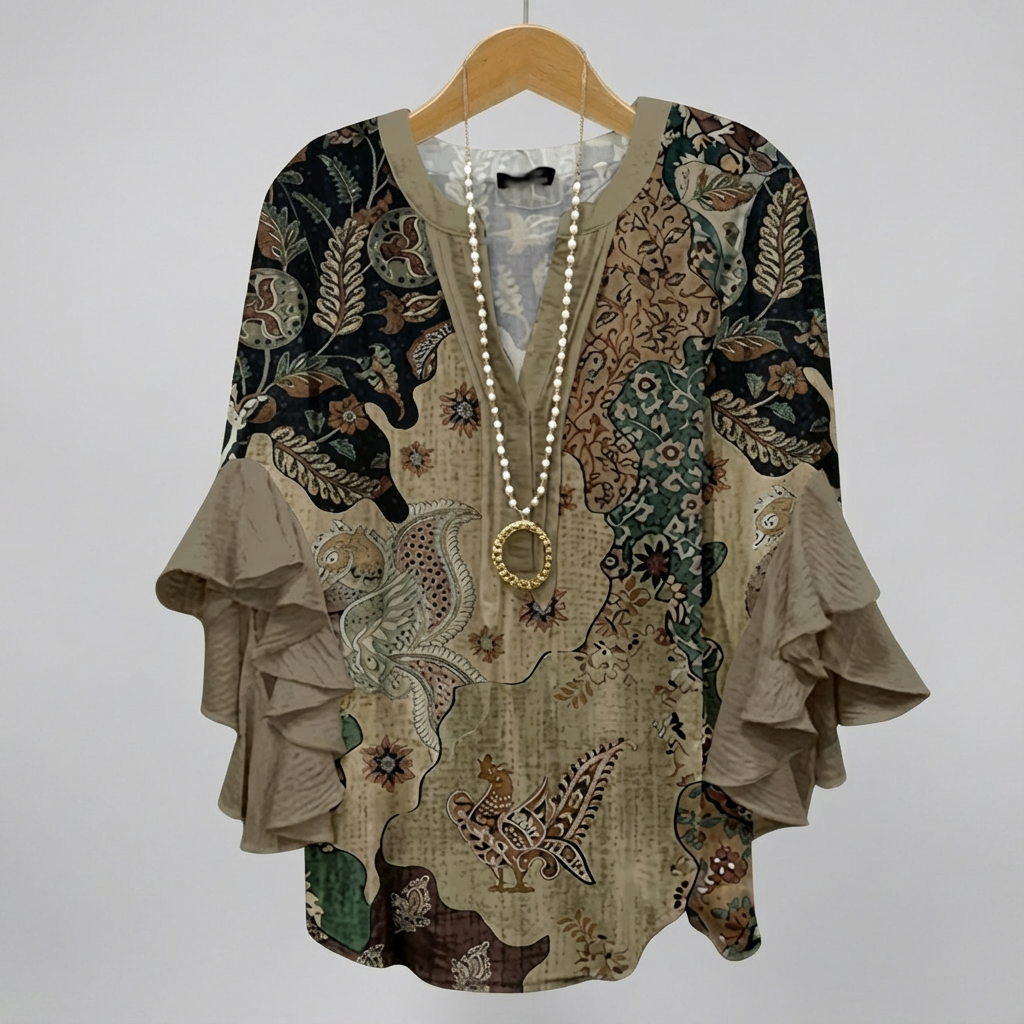 Iris | Blouse met V-hals
