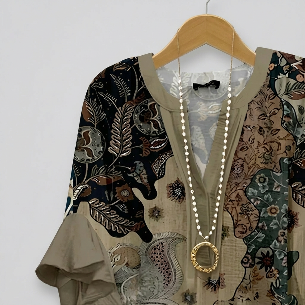 Iris | Blouse met V-hals