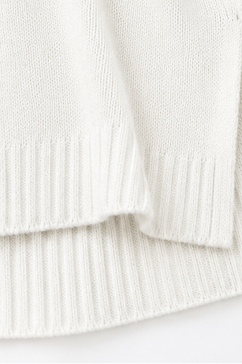 Loungel – Versleten Open-Knit Trekkoord Hoodie