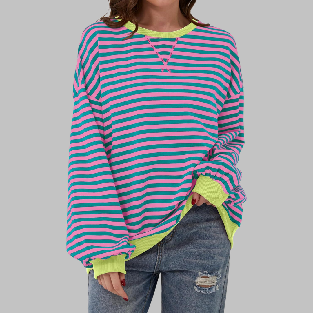 Falara | Casual gestreepte trui