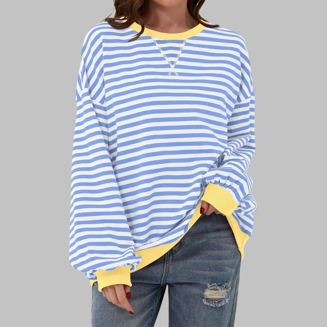 Falara | Casual gestreepte trui