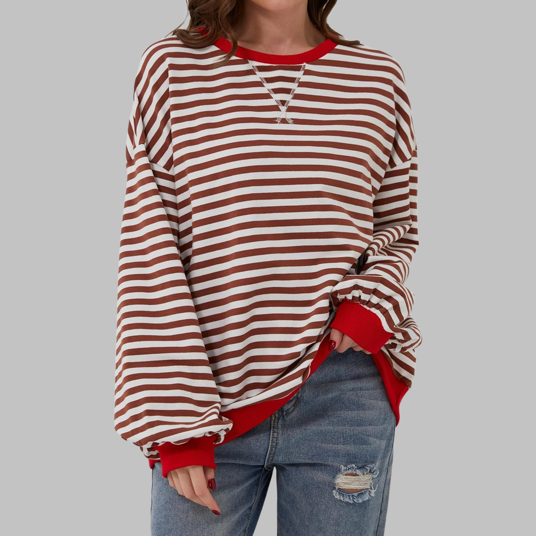 Falara | Casual gestreepte trui