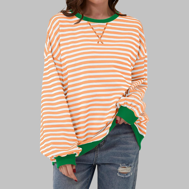 Falara | Casual gestreepte trui