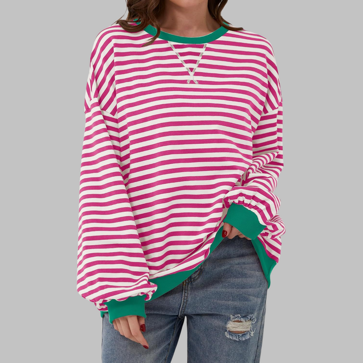 Falara | Casual gestreepte trui