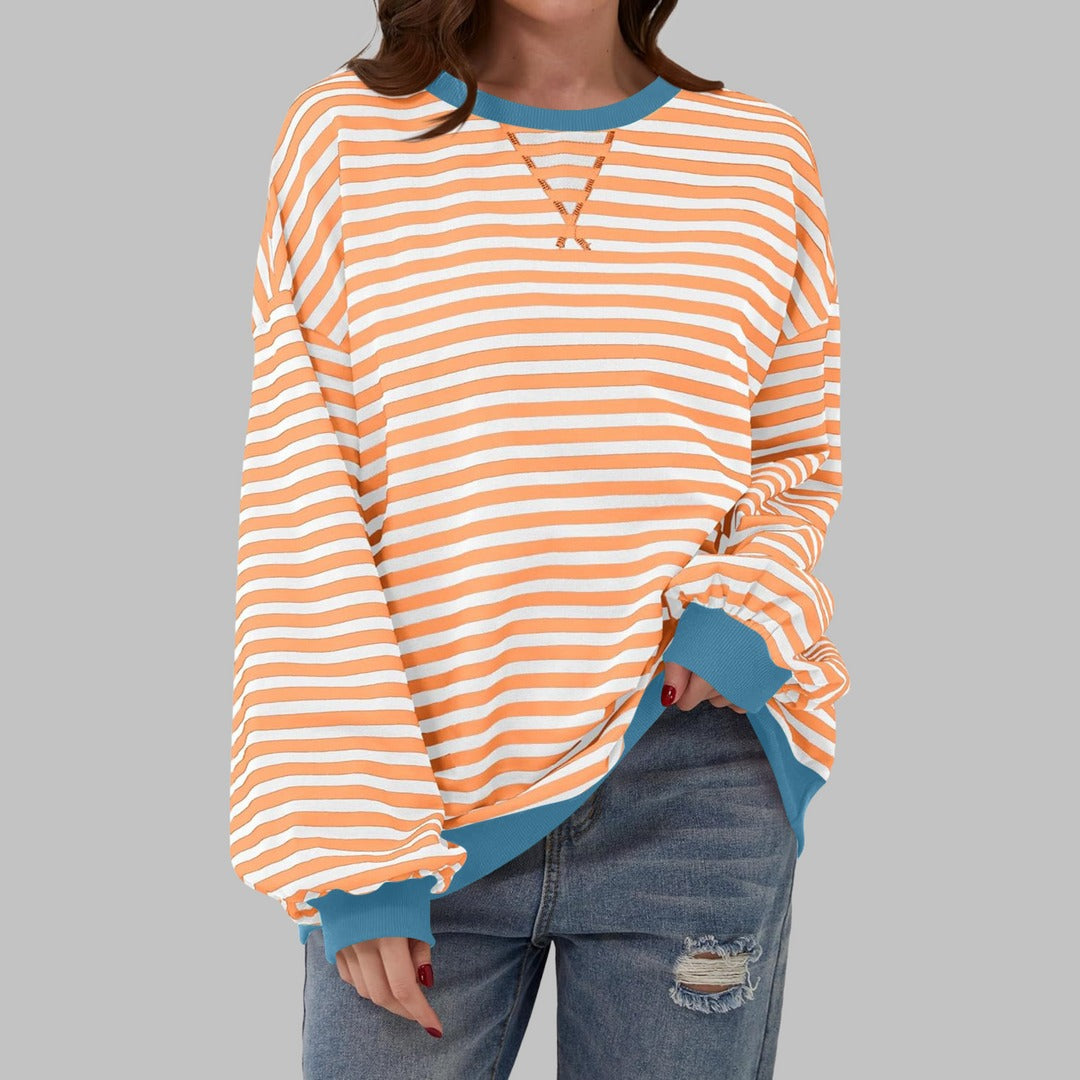 Falara | Casual gestreepte trui