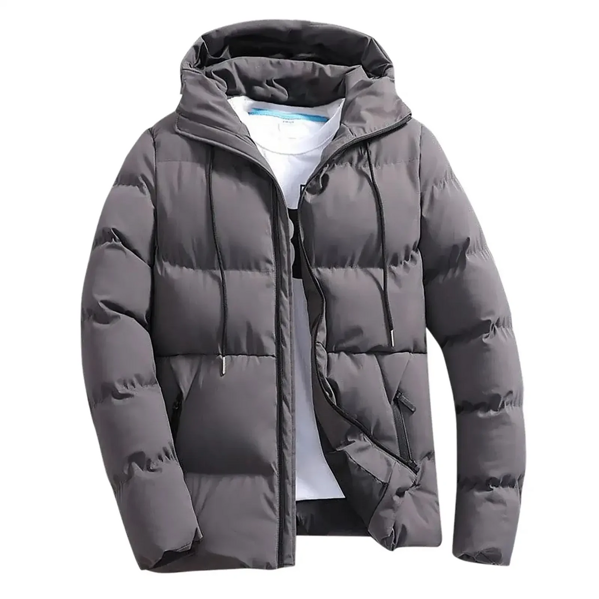 Comfortabel Puffer Winterjas Met Capuchon Voor Heren - Nordelle