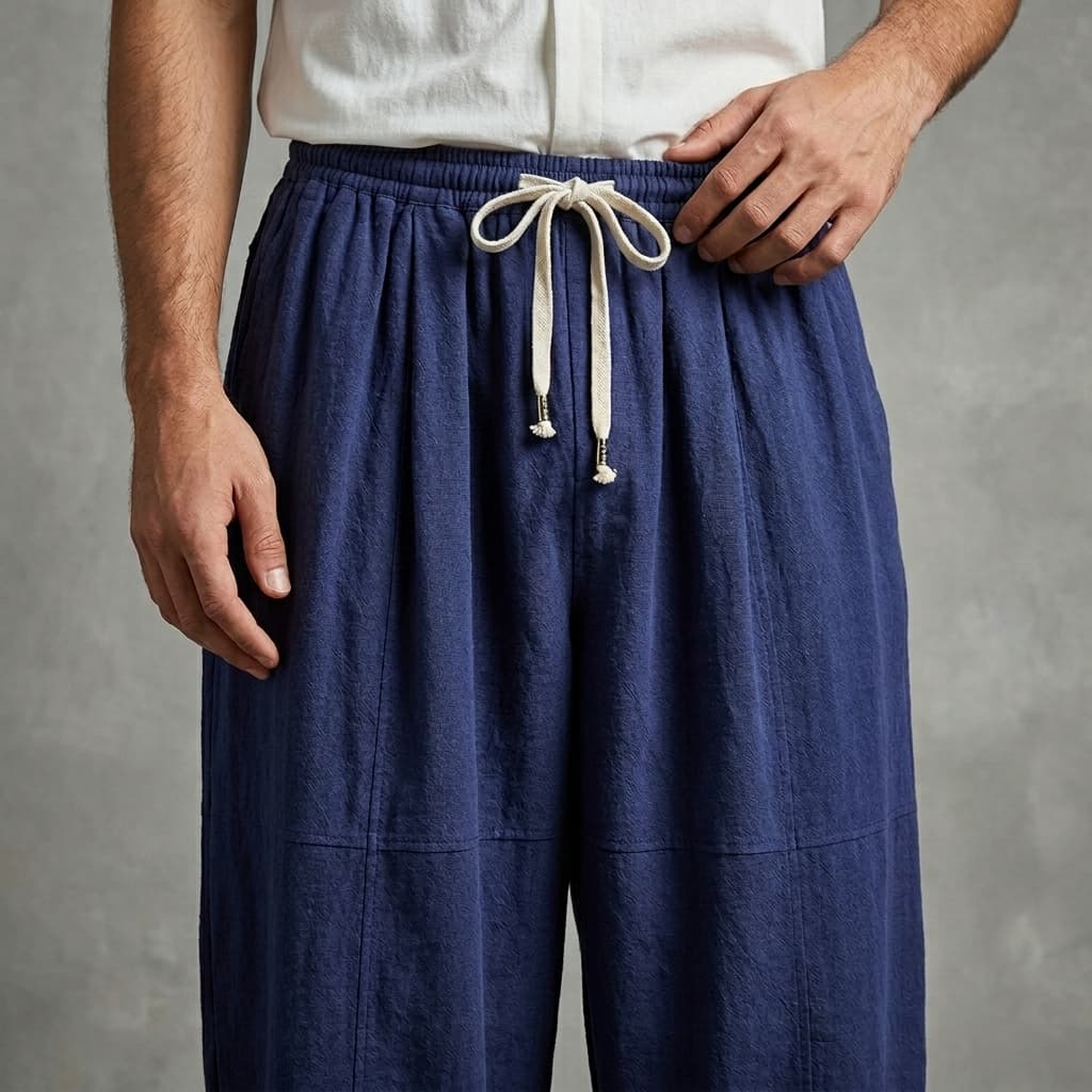 Nagi Katoenen Linnen Broek
