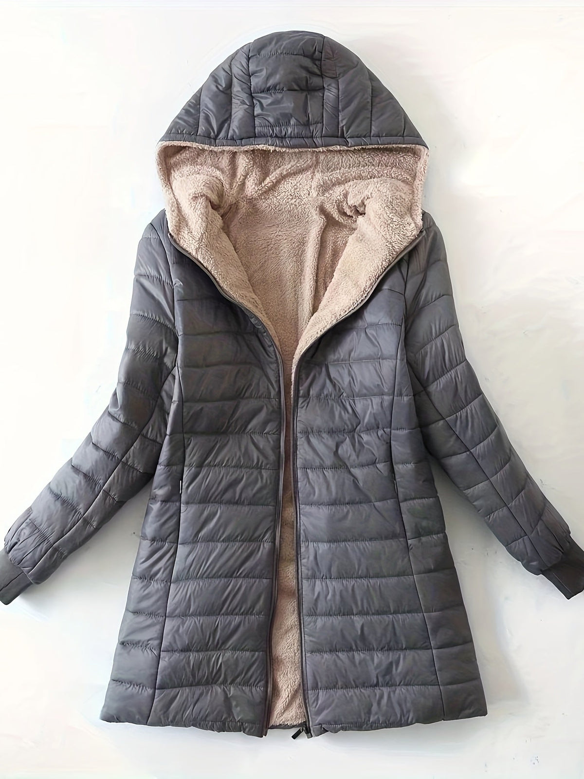 Eline | Fleece gevoerde jas met ritssluiting