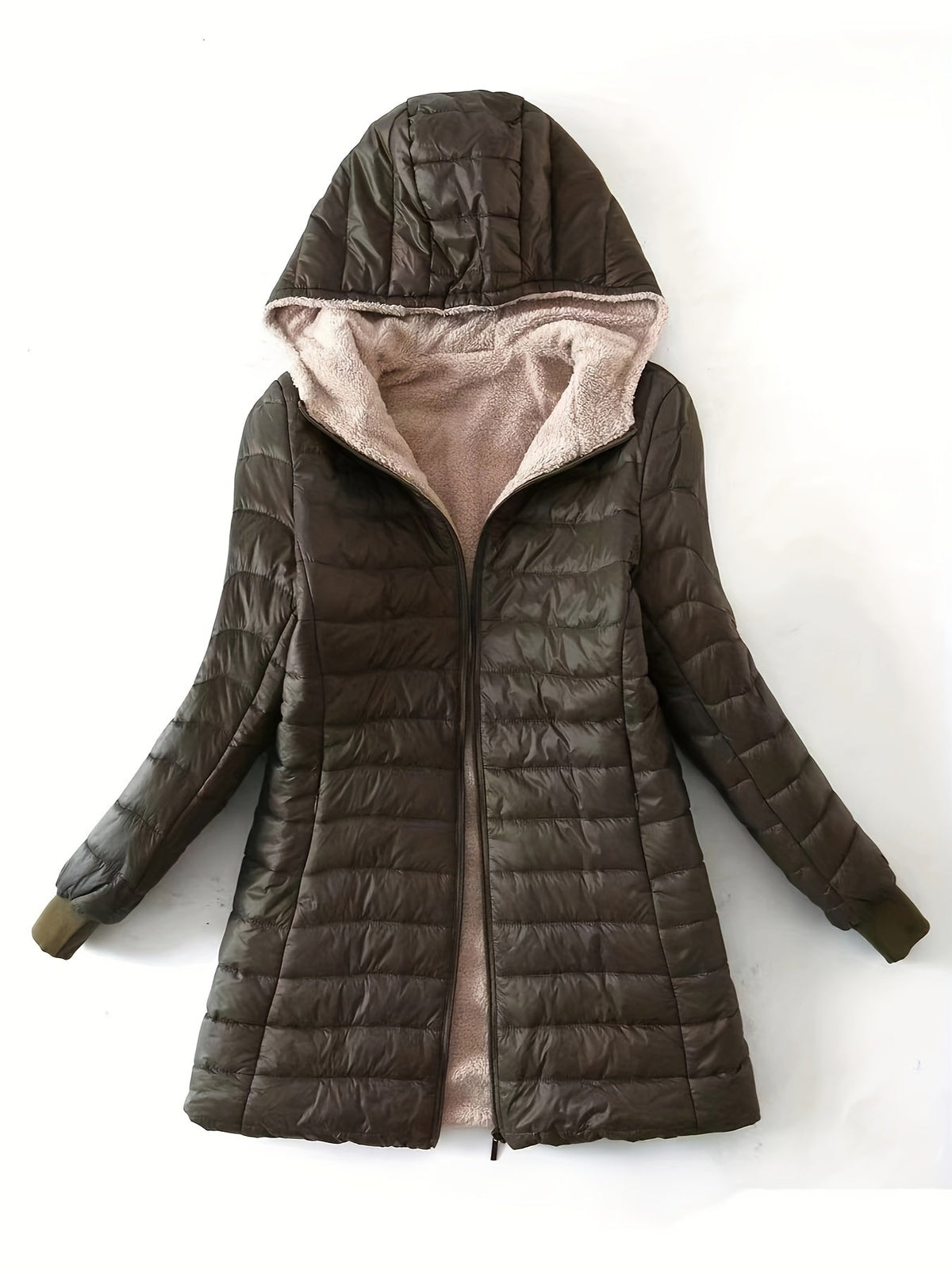 Eline | Fleece gevoerde jas met ritssluiting