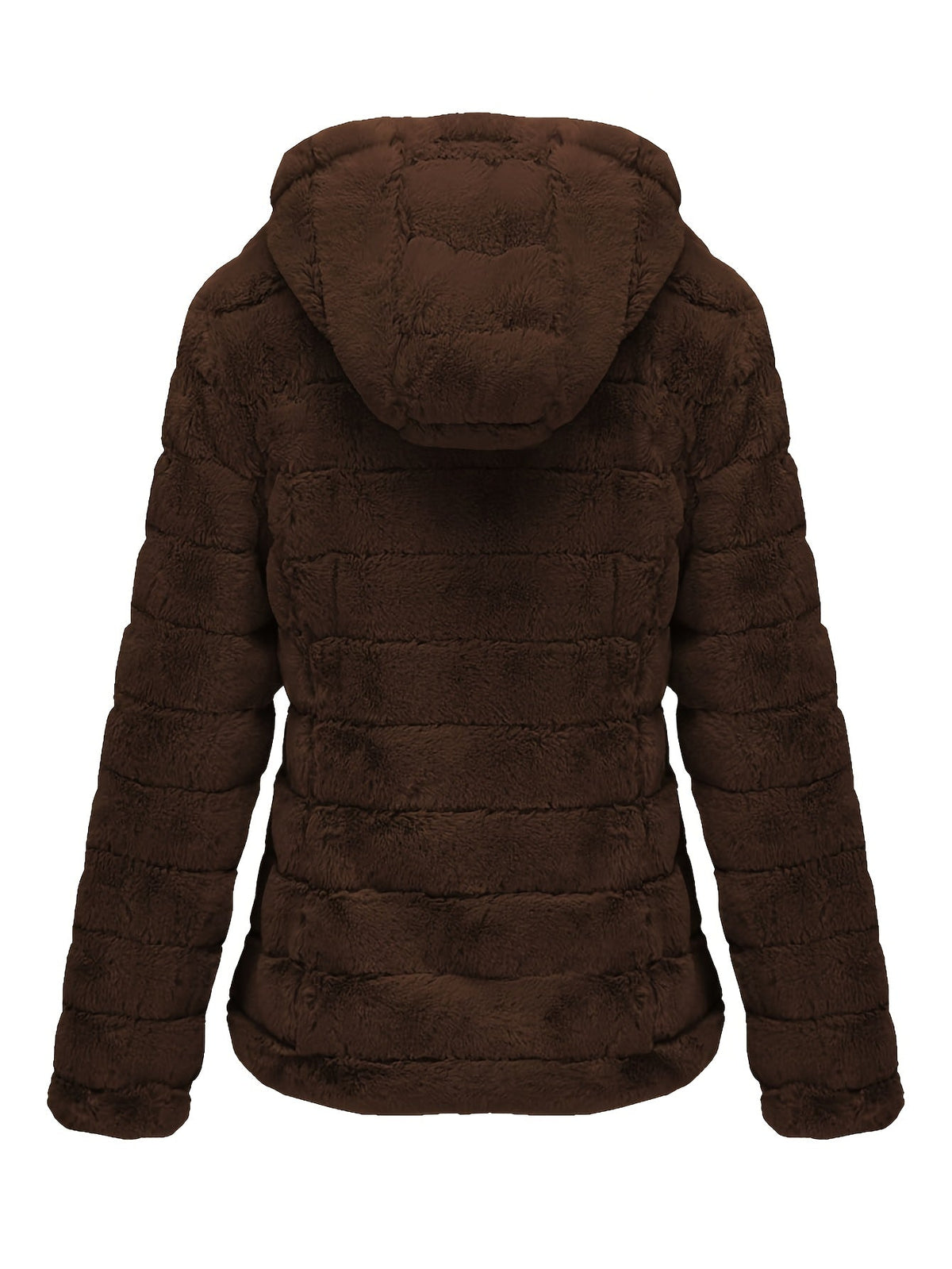Elise | Stijlvolle effen kleur teddy jas
