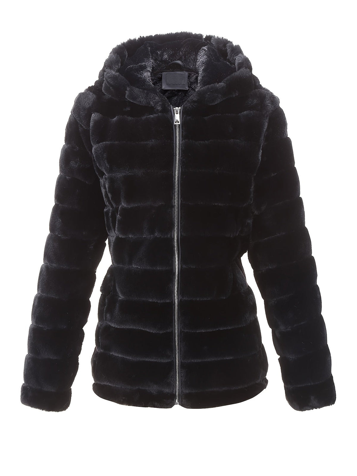 Elise | Stijlvolle effen kleur teddy jas