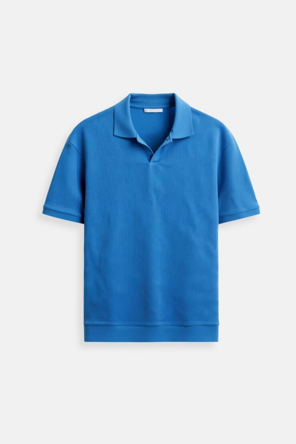 Emil | Polo T-shirt met structuur