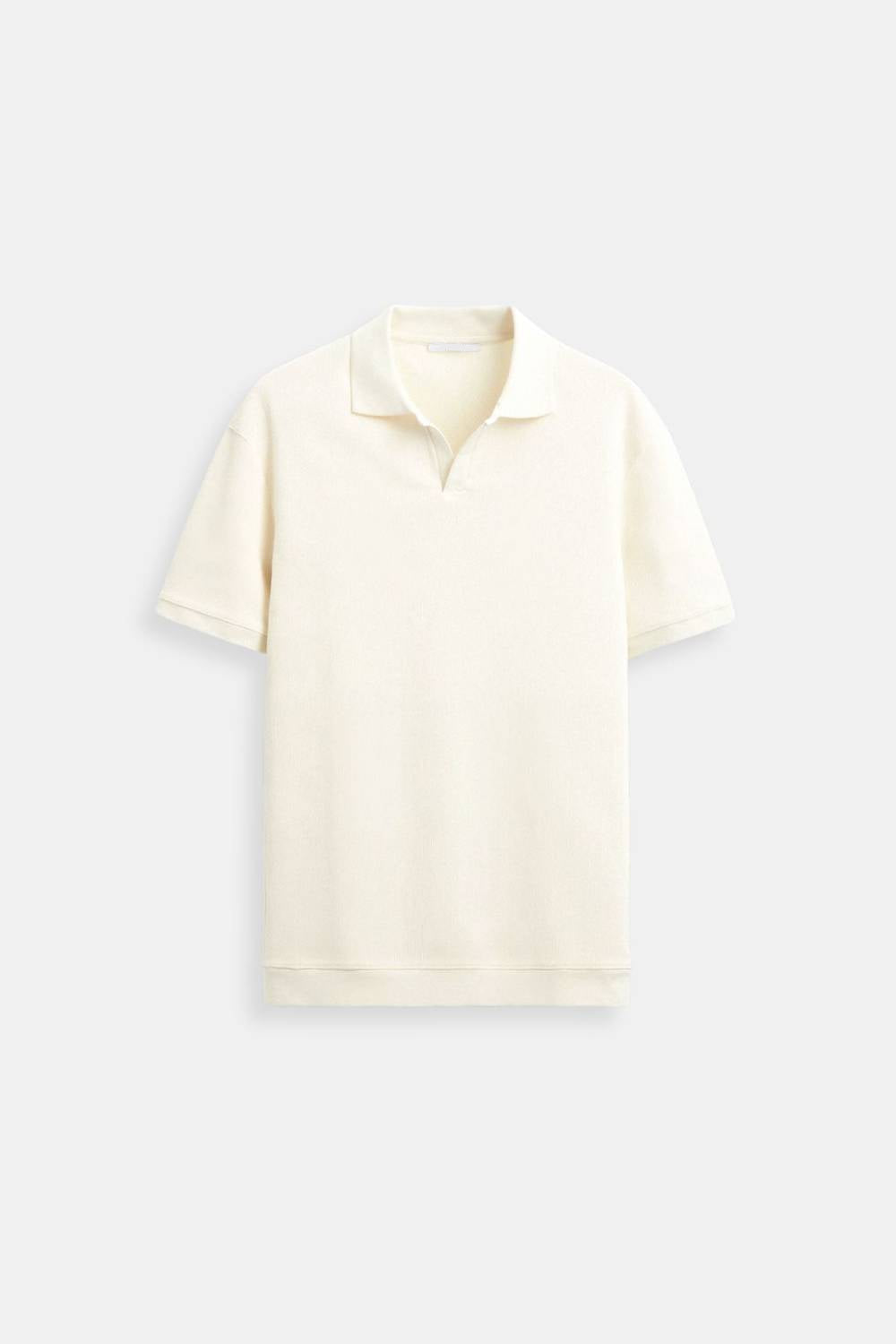 Emil | Polo T-shirt met structuur