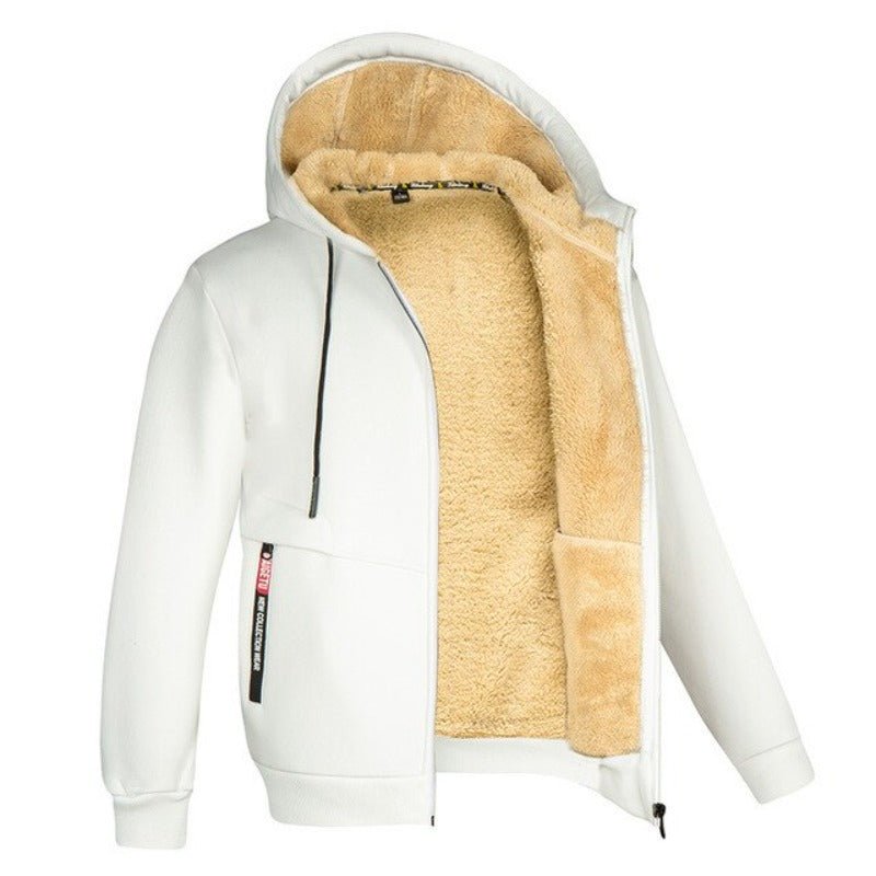 Ethan | Warme Wintervest Heren | Gebreid Design Met Wolvoering