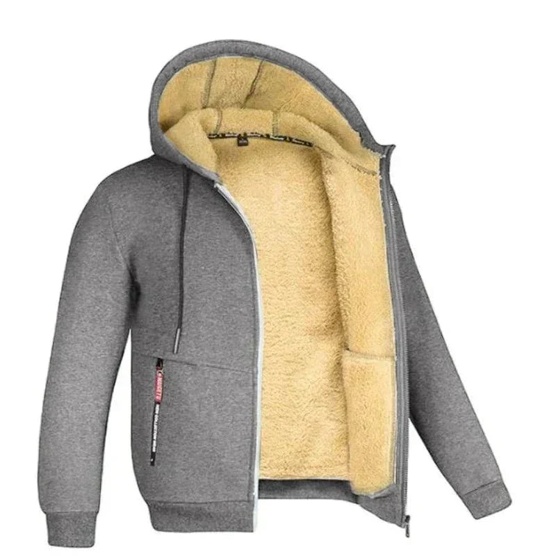 Ethan | Warme Wintervest Heren | Gebreid Design Met Wolvoering