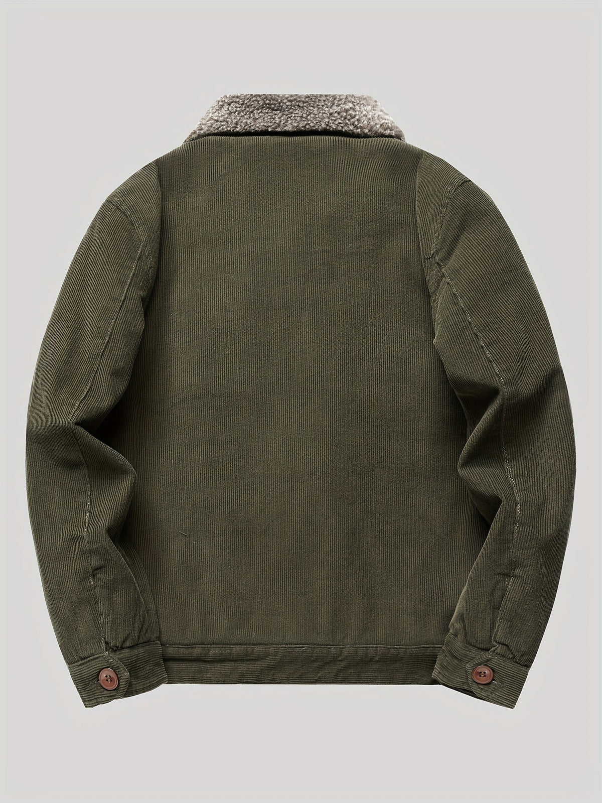 Luxe Corduroy Jas Met Fleece Voering Voor Heren - Gulian
