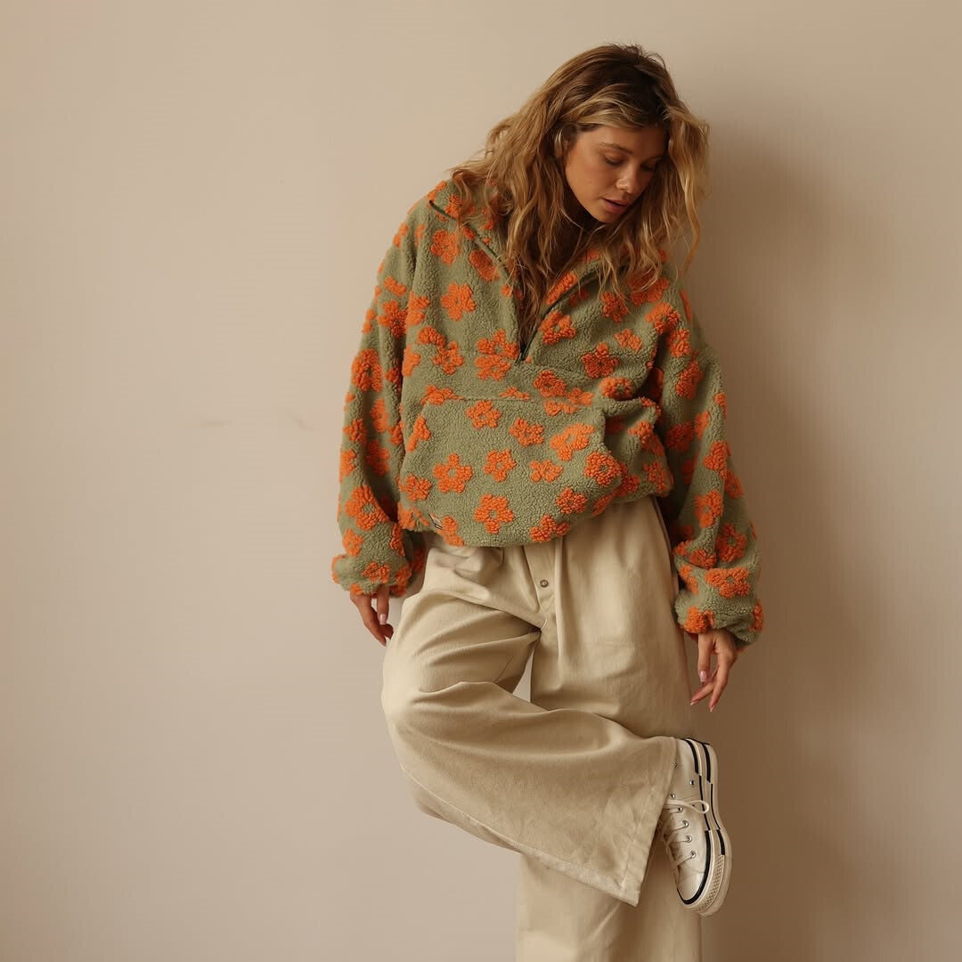 Daisy | Fleece Warme Bloem