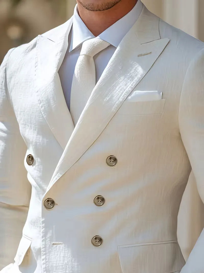 Colbert slim fit met dubbele knopen