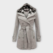 AVA – ELEGANTE HOODED TRENCH COAT