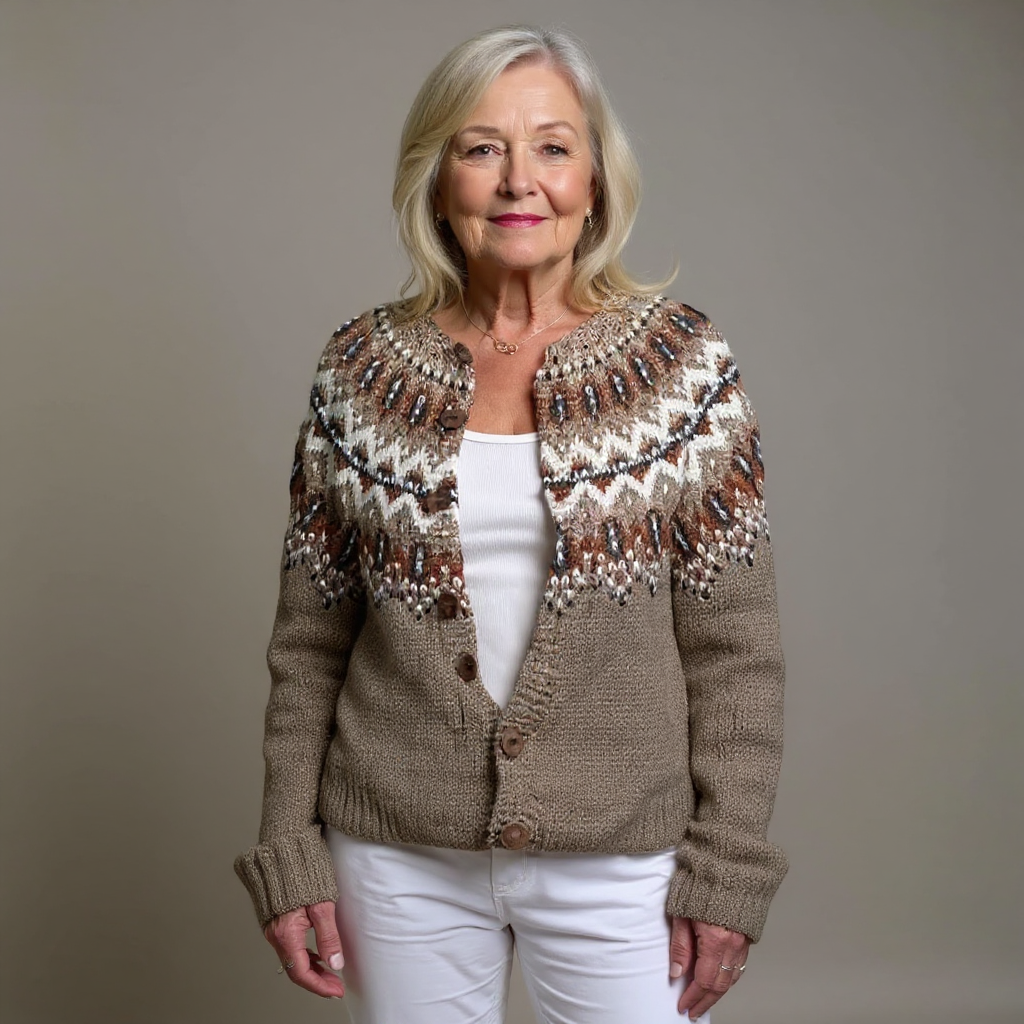 Adeline | Vintage IJslandse Cardigan