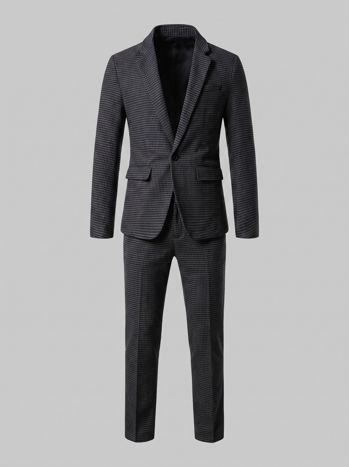 Heren Ruitpatroon Tailored Pak