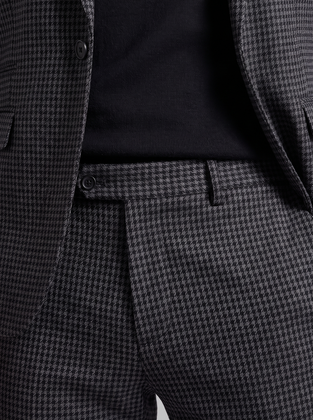 Heren Ruitpatroon Tailored Pak