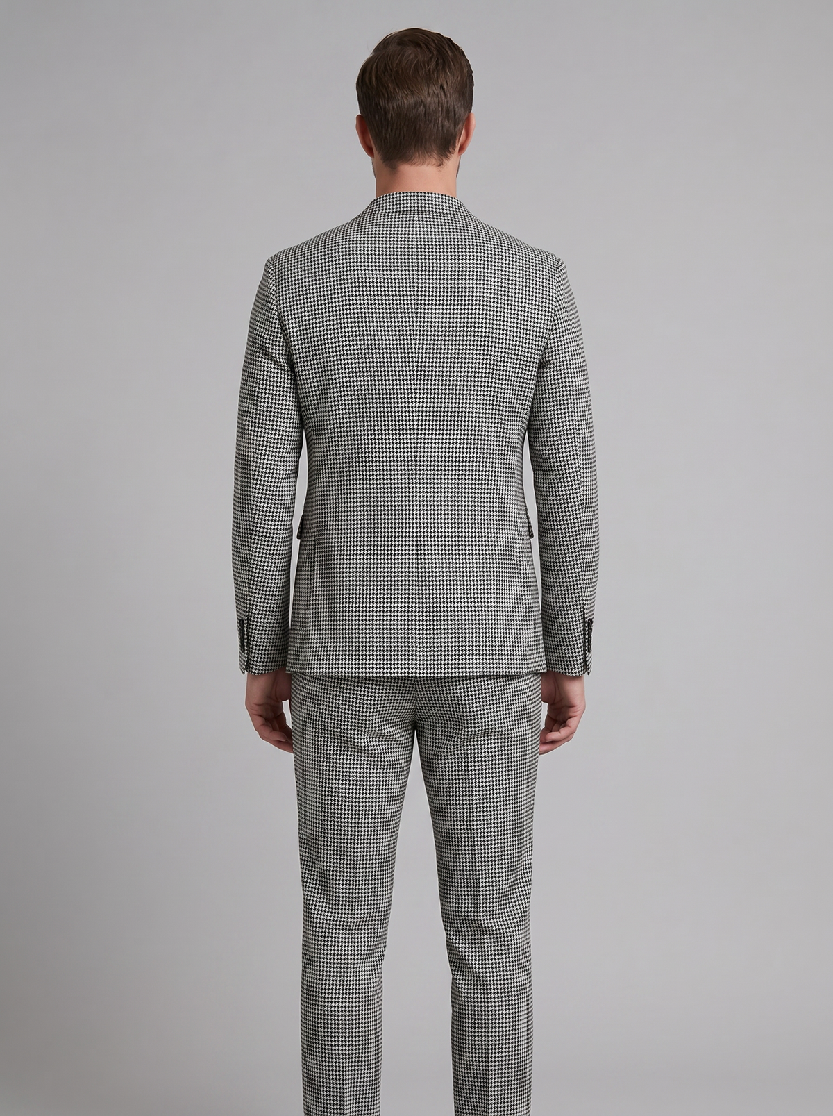 Heren Ruitpatroon Tailored Pak