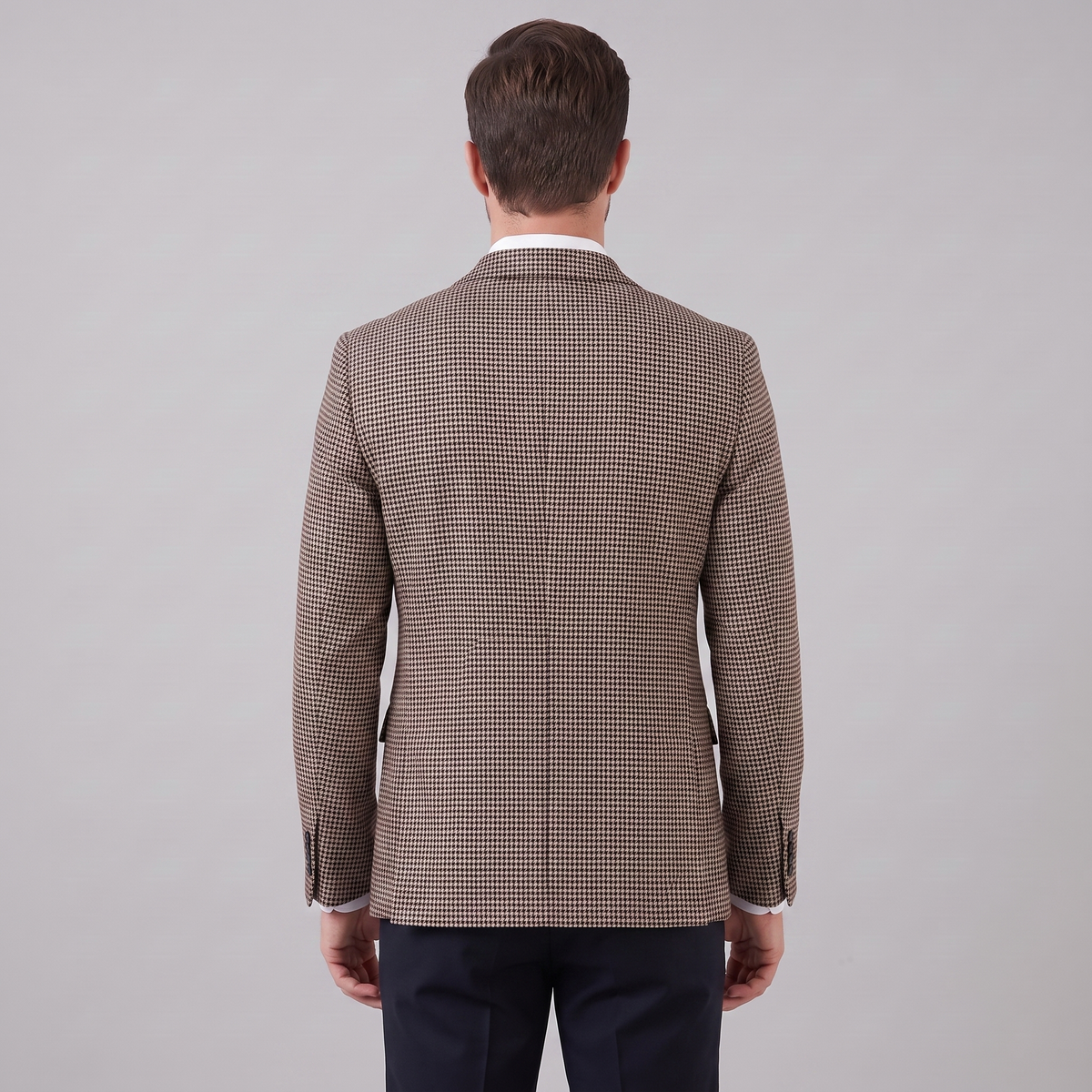 Heren Ruitpatroon Tailored Pak