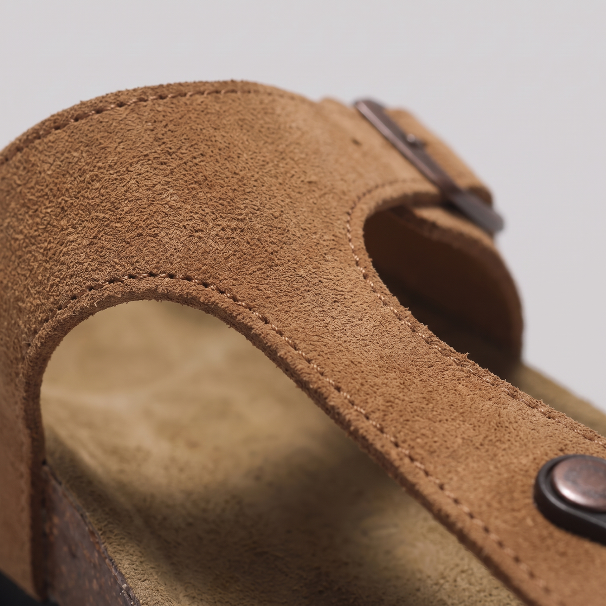 Heren Slippers Met Gesp
