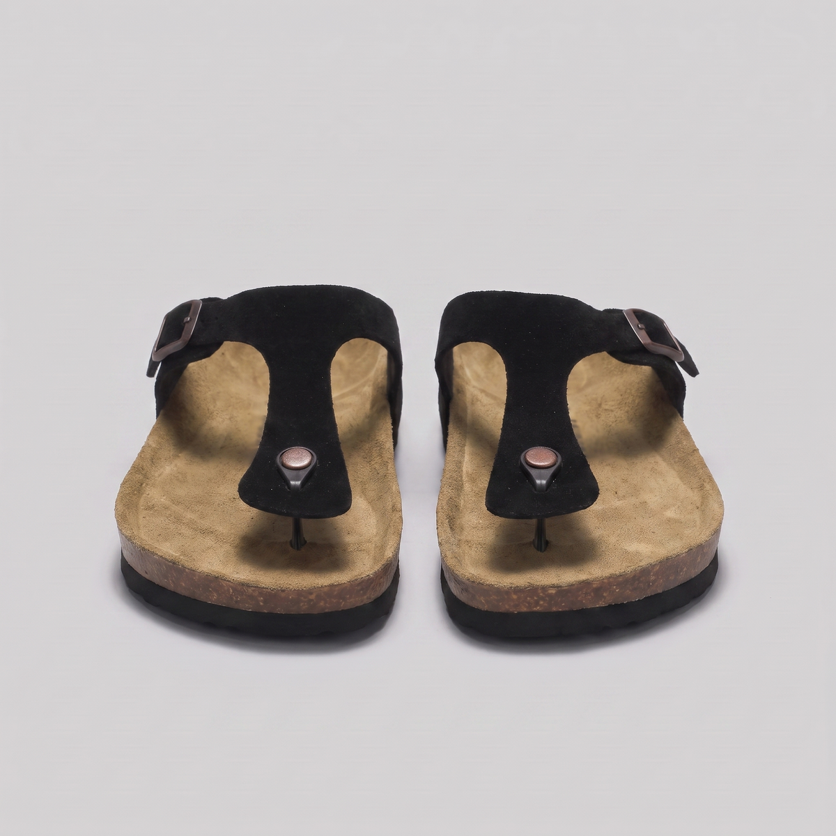Heren Slippers Met Gesp