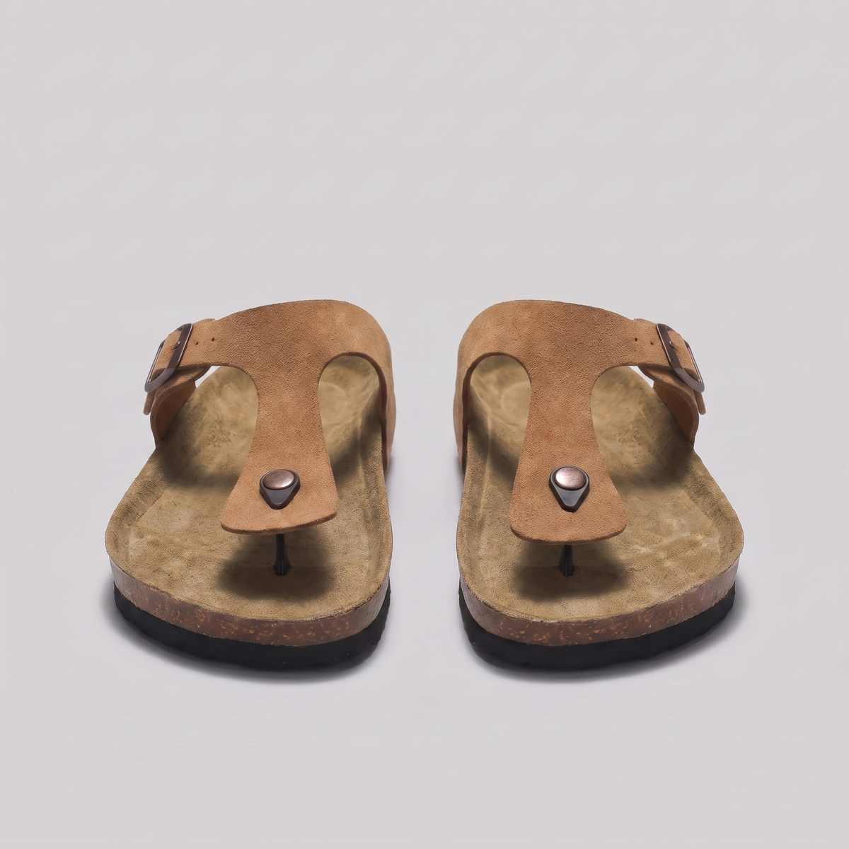 Heren Slippers Met Gesp