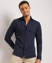Heren Smart Casual Stretch Overhemd