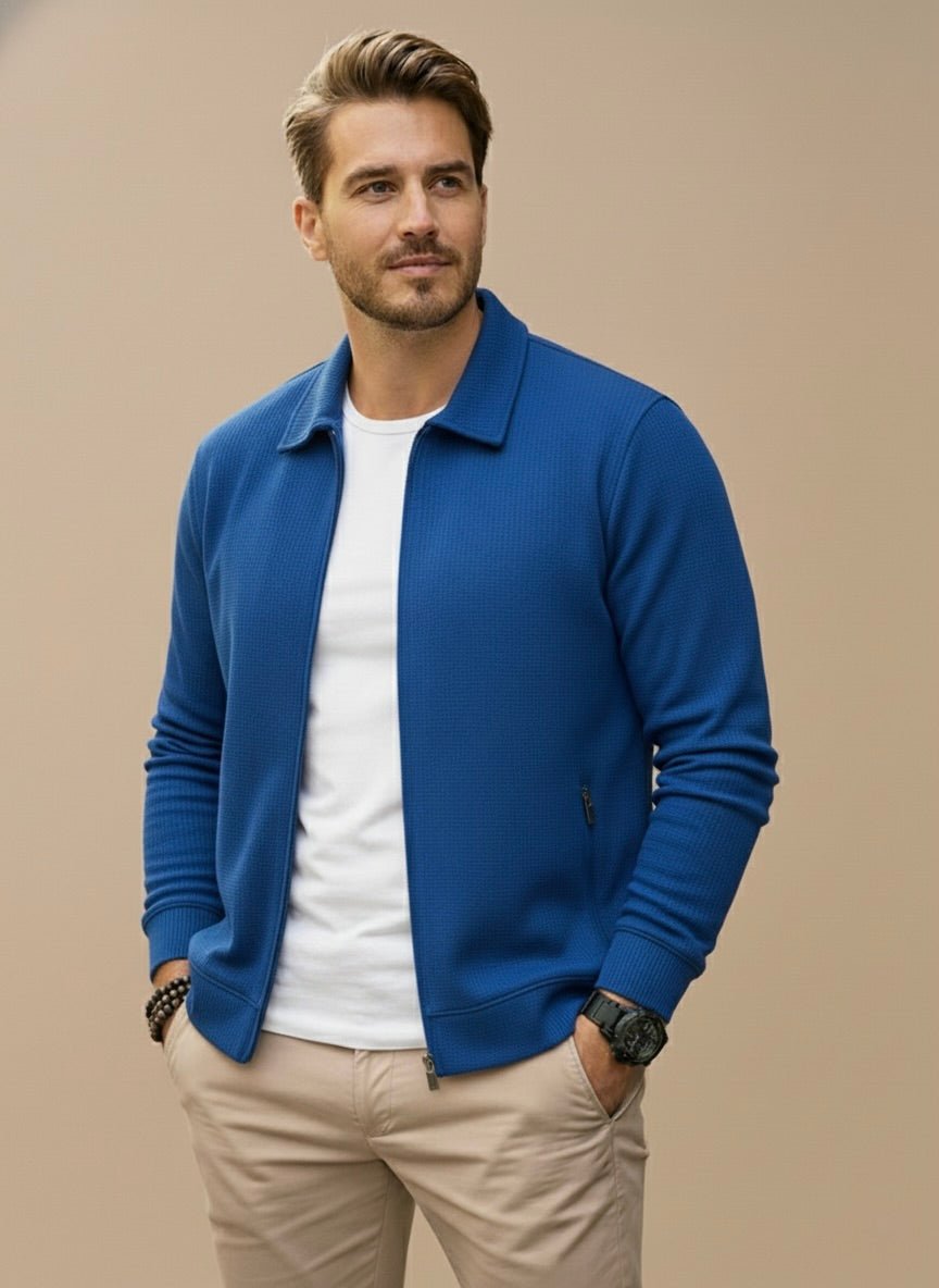 Heren Vest – Regular Fit – Met Rits en Moderne Uitstraling