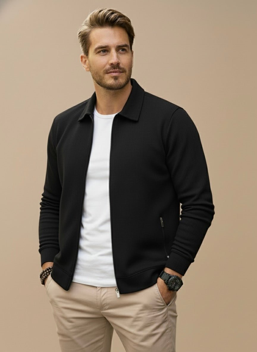 Heren Vest – Regular Fit – Met Rits en Moderne Uitstraling