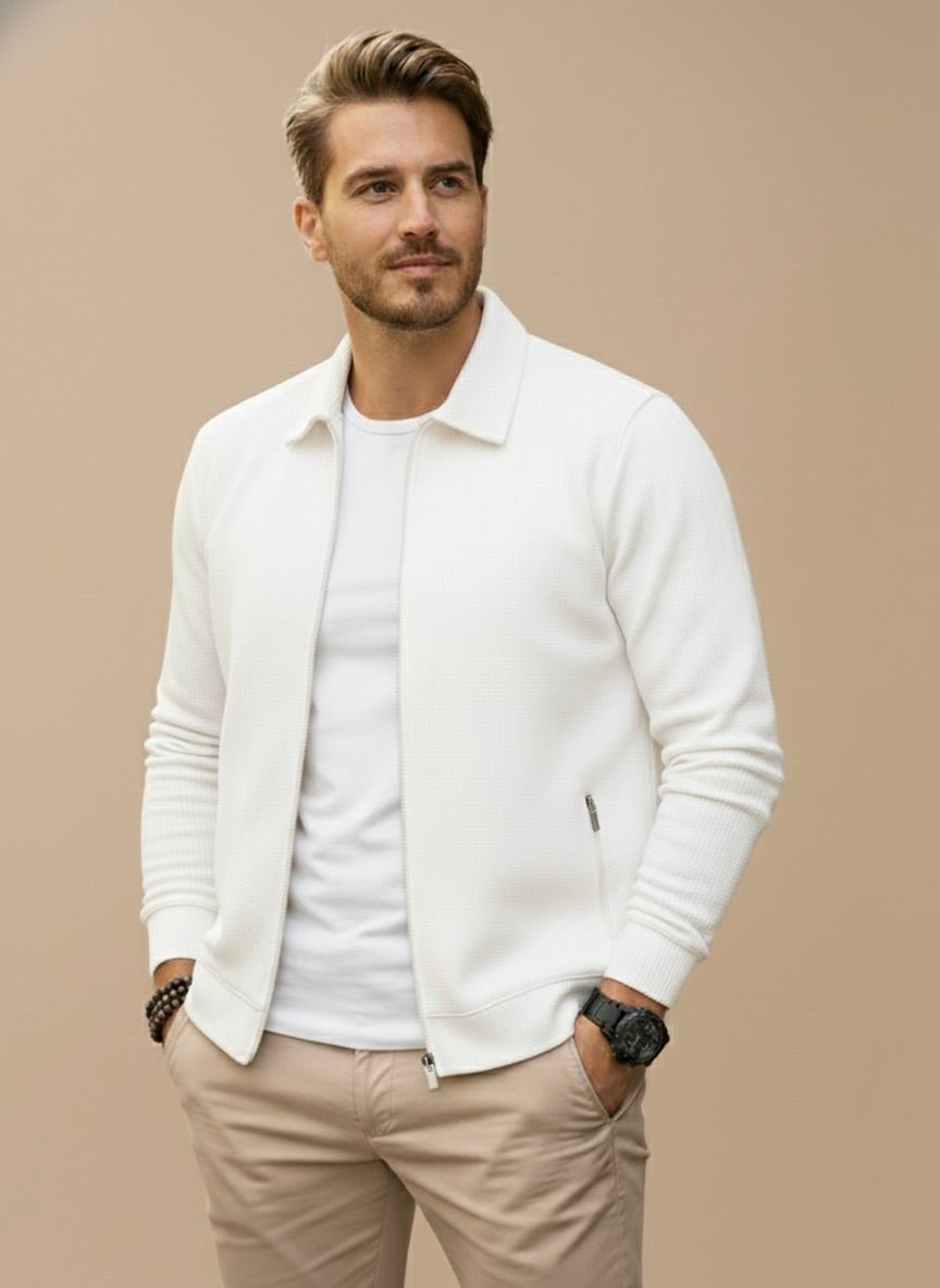 Heren Vest – Regular Fit – Met Rits en Moderne Uitstraling