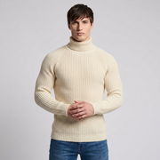 Heren Turtleneck Breisel Wintertrui