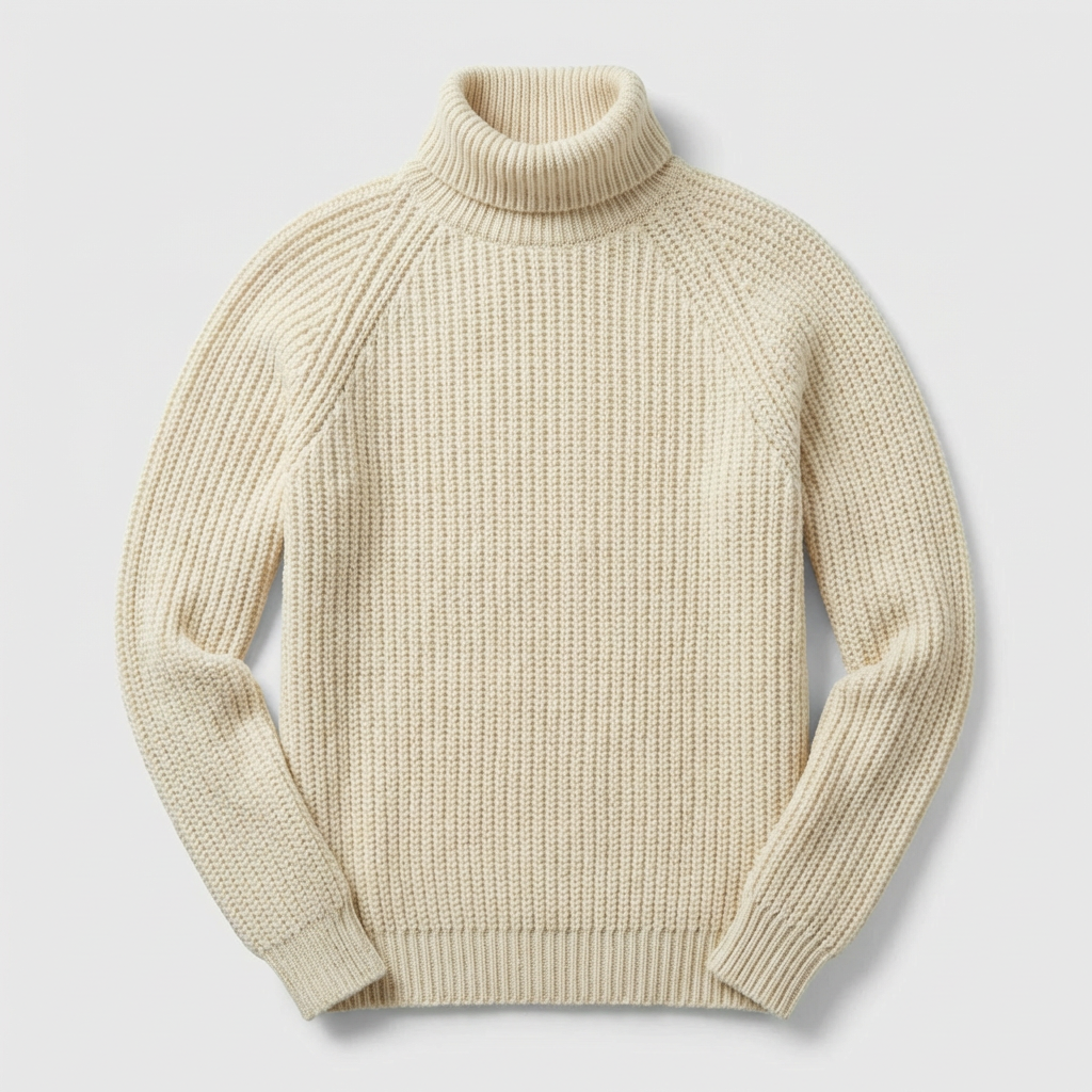 Heren Turtleneck Breisel Wintertrui