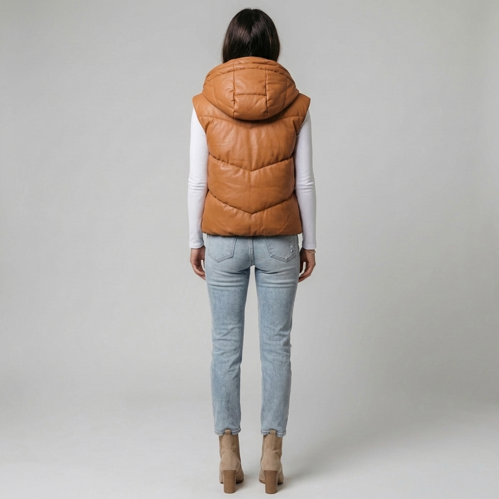 Gekapte Puffer Vest