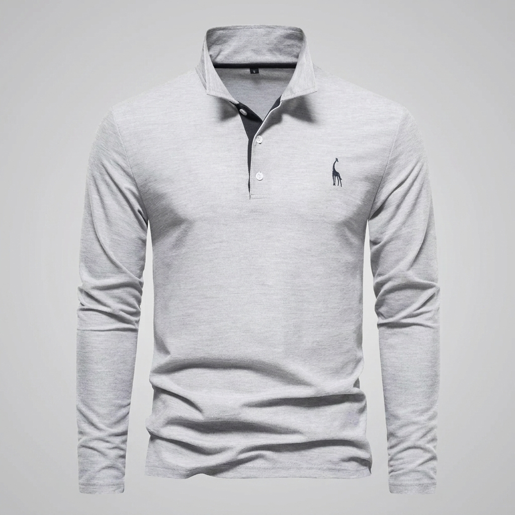 Heren Klassiek Knoop-Hals Polo Shirt